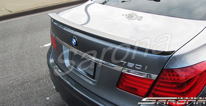Custom BMW 7 Series Trunk Wing  Sedan (2009 - 2014) - $299.00 (Manufacturer Sarona, Part #BM-058-TW)